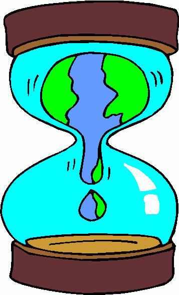 Earth In Hourglass Clipart   Earth In Hourglass Clip Art
