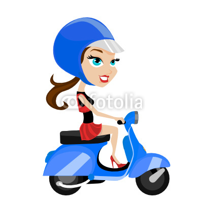 Girl Riding Motorcycle Stock Image And Royalty Free Vector Files On