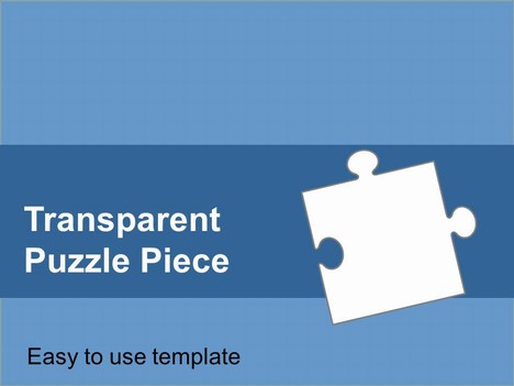 Here Is A Nice Simple Template Of A Single Puzzle Piece