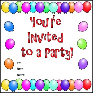 Kids Birthday Party Invitation 0515 1004 2122 0109 Smu