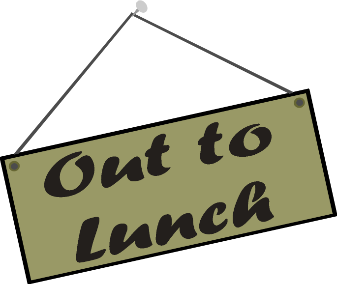 Out To Lunch Sign   Clipart Panda   Free Clipart Images