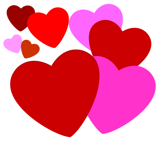 Valentines Day Hearts   Royalty Free Art