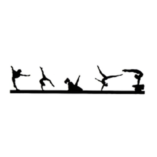 W2s   Gymnastics Balance Beam Title Strip   Scrappin Sports Stuff