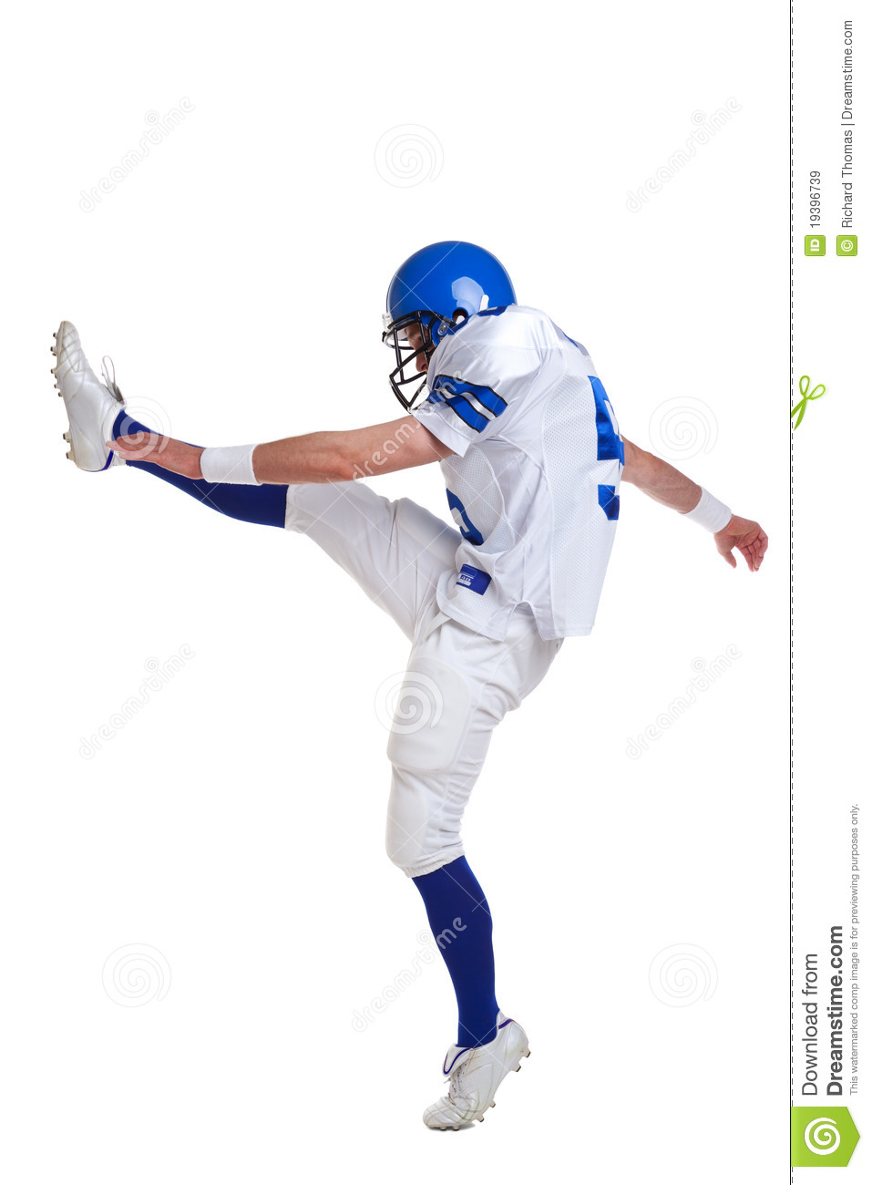 American Football Player Kicking Royalty Free Stock Images   Image