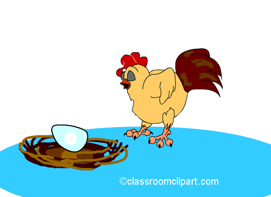 Animals Animated Clipart  Chicken Egg Cc   Classroom Clipart