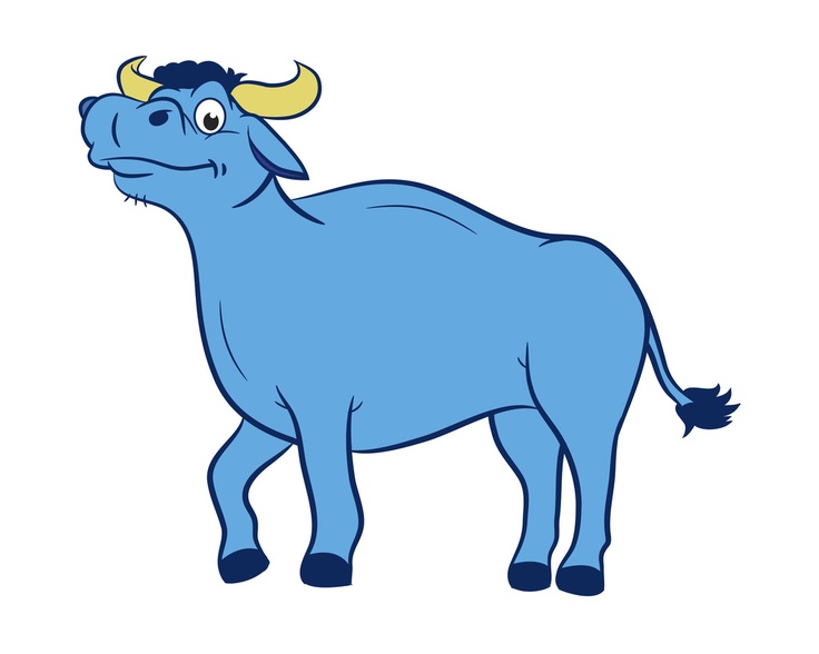 Blue Ox Drawn For Downloadox Com Cartoons Creations Shaw Graphics Ox