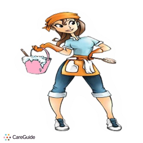 Cleaning Lady With Bucket