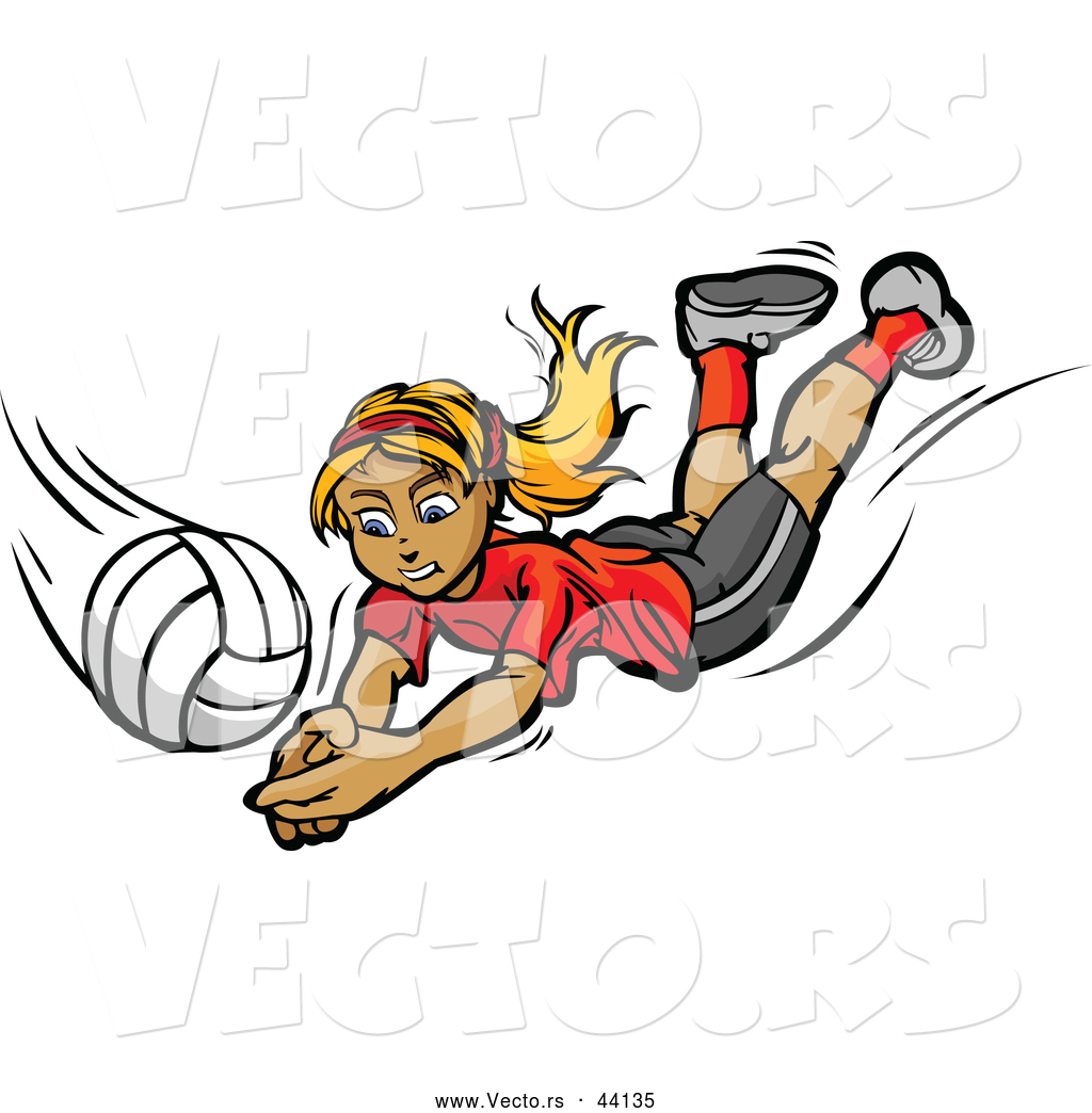 Female Volleyball Player Clipart   Clipart Panda   Free Clipart Images