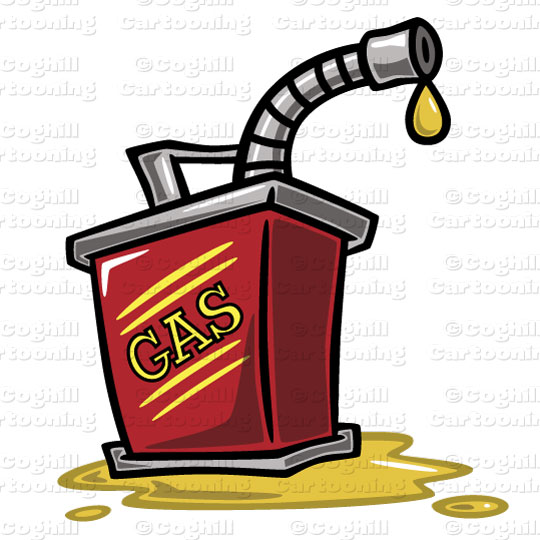 Gas Can Stock Illustration Cartoon Clipart   Coghill Cartooning