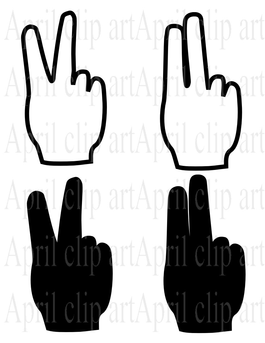 Off Spring Sale Peace Sign 2 Fingers Up Boy Scout Hand Sign Clipart