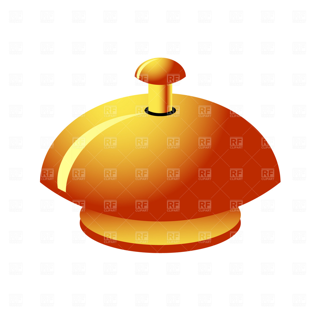 Reception Service Bell Download Royalty Free Vector Clipart  Eps