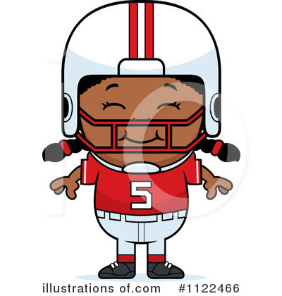 Royalty Free  Rf  Football Player Clipart Illustration By Cory Thoman