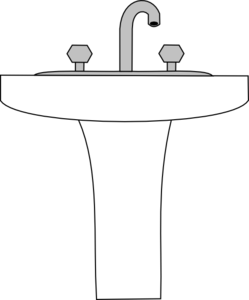 Sink Clip Art At Clker Com   Vector Clip Art Online Royalty Free    