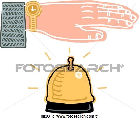 Stock Illustration   Service Bell  Fotosearch   Search Clipart