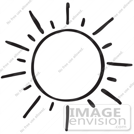 Sun Clipart Black And White 61746 Clipart Of A Shining Sun In Black
