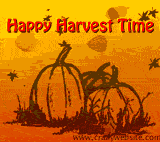 Wish Friends Happy Harvest Time Post This Autumn Leaves Falling On