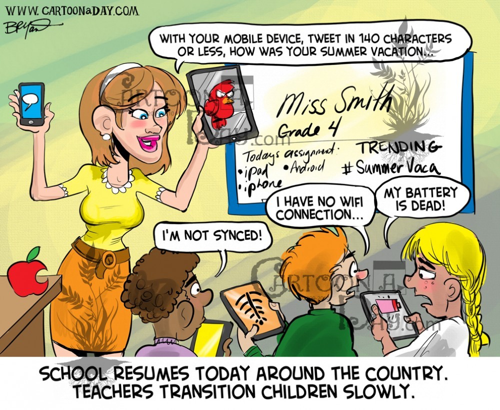 Wordless Wednesday  Hilarious Back To School Cartoons  Yes Already