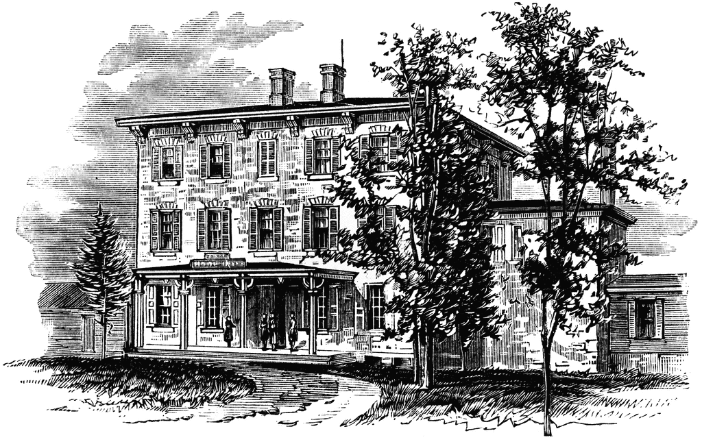 19th Century Home   Clipart Etc
