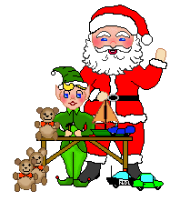 Christmas Clip Art   Santa With Elves   Mrs Claus With Elves