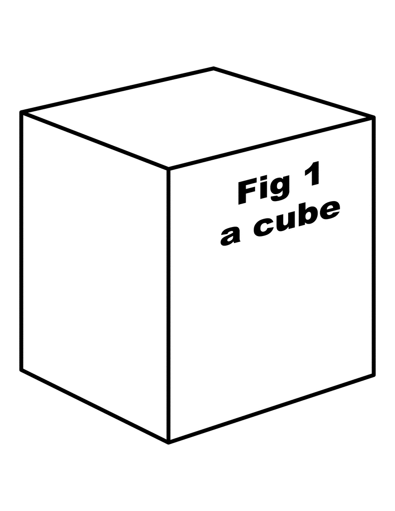 Cube Shape Clipart