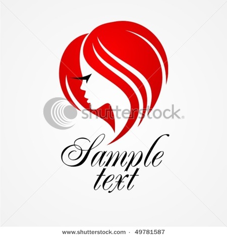Drawing Girl With Red Hair