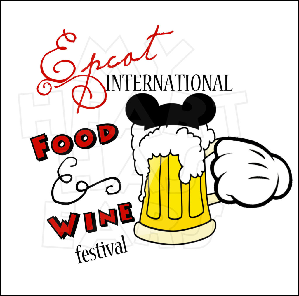 Epcot Food And Wine Festival Mickey Hand With Beer Instant Download