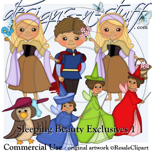    Exclusives    Clipart Cu    Sleeping Beauty Clipart Exclusives 1