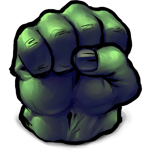 Hulk Fist Icon Png Clipart Image   Iconbug Com