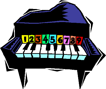 Jazz Band   Piano Clip Art