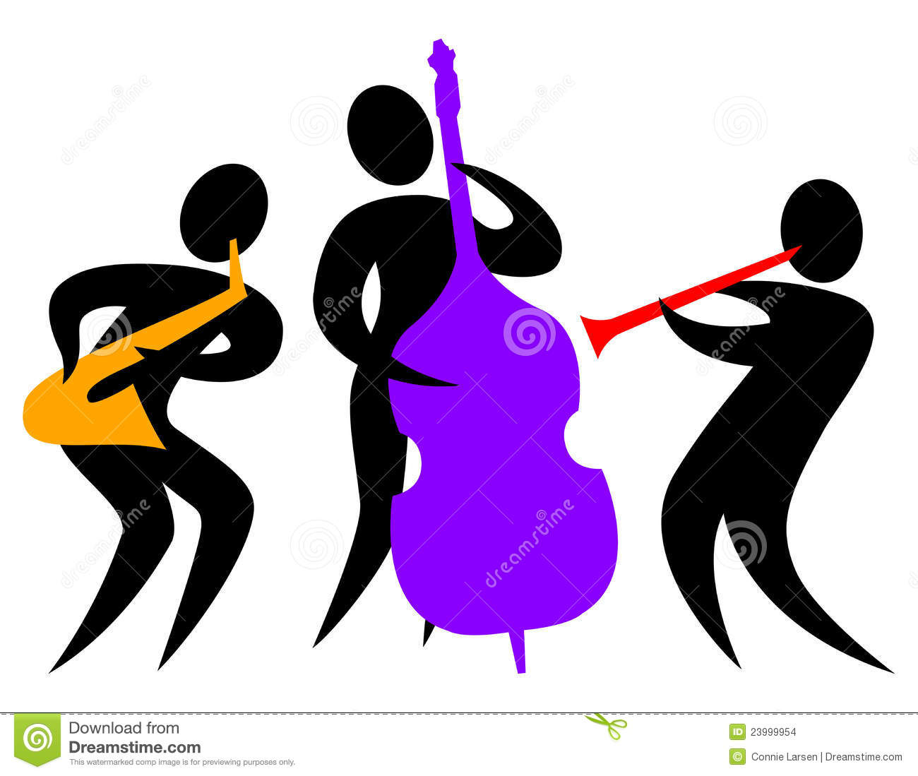 Lyrical Dancer Clipart Jazz Clipart Abstract Jazz Trio Eps 23999954