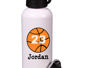 Personalized Basketball Aluminum Water Bottle All Sports Available