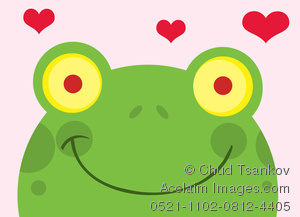Pictures Valentine Frog Clipart   Valentine Frog Stock Photography