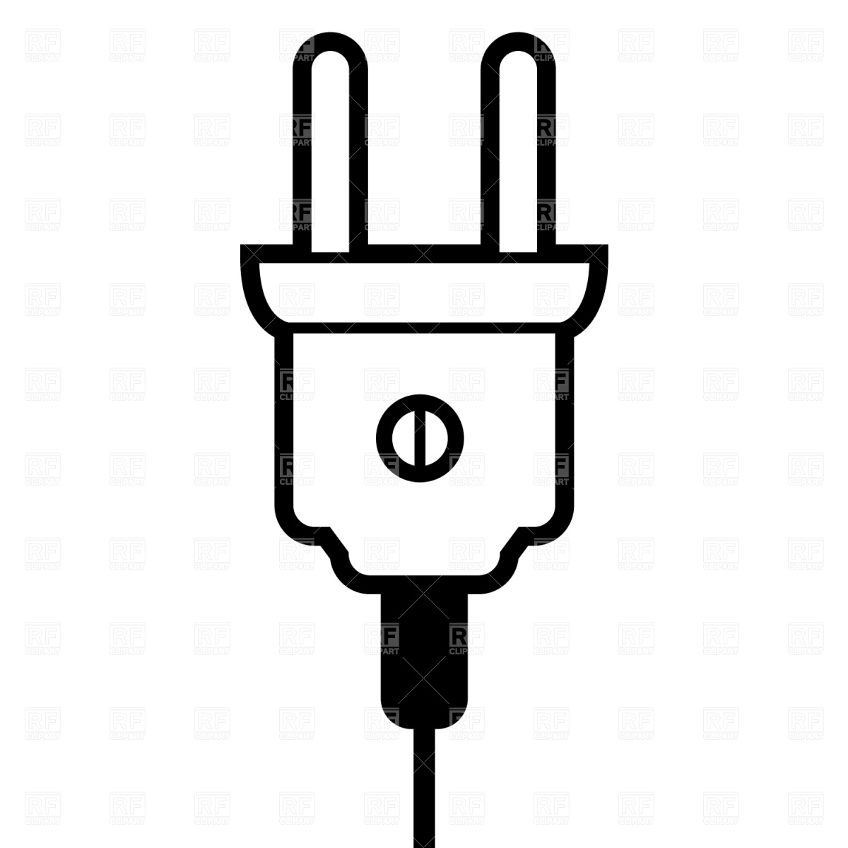 Plug 1390 Technology Download Royalty Free Vector Clipart  Eps