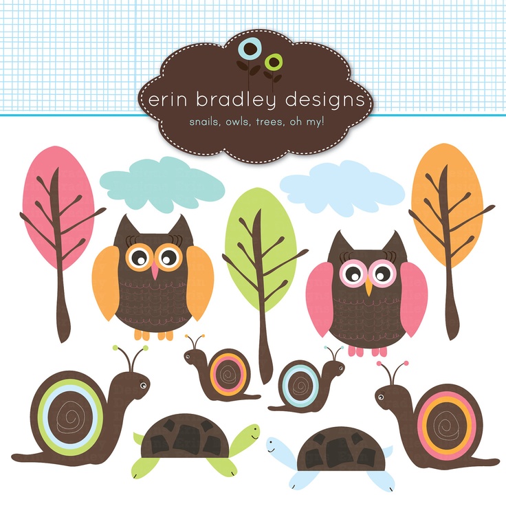 Snail Clipart Clip Art For Personal And Commercial Use Trees Fore