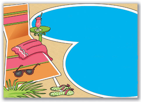 Summer Pool Party Clip Art