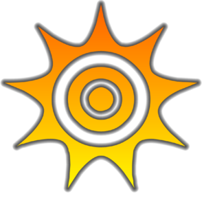 Sun Glow Clip Art At Clker Com   Vector Clip Art Online Royalty Free