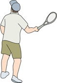 Tennis Player Fore Hand Stroke 2