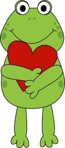 Valentine Frog Clip Art   Valentine Frog Image