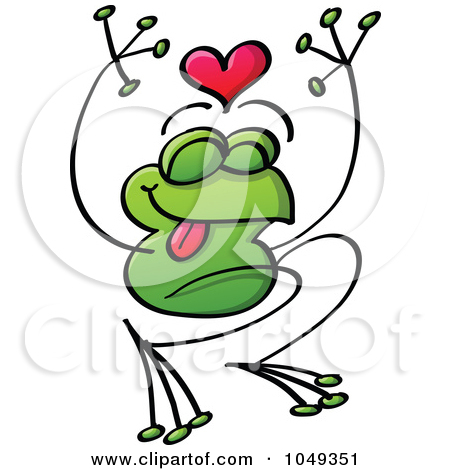Valentine Frog Clipart