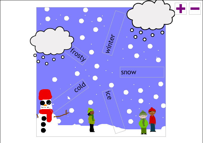 Winter Words Clipart Word Wheels Particularly With