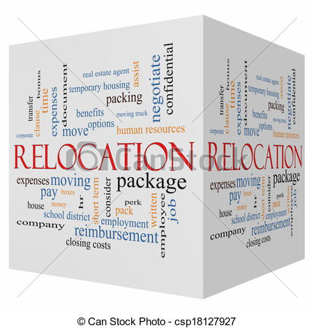 3d Cube Word Cloud Concept With Great Terms Such As Package Moving