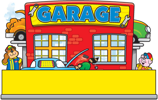 Auto Repair Garage Clipart