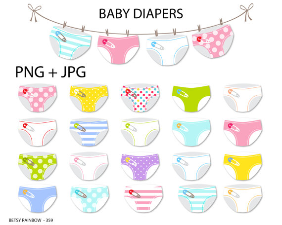 Baby Diaper Bag Clip Art Baby Diaper Clipart Cliparts