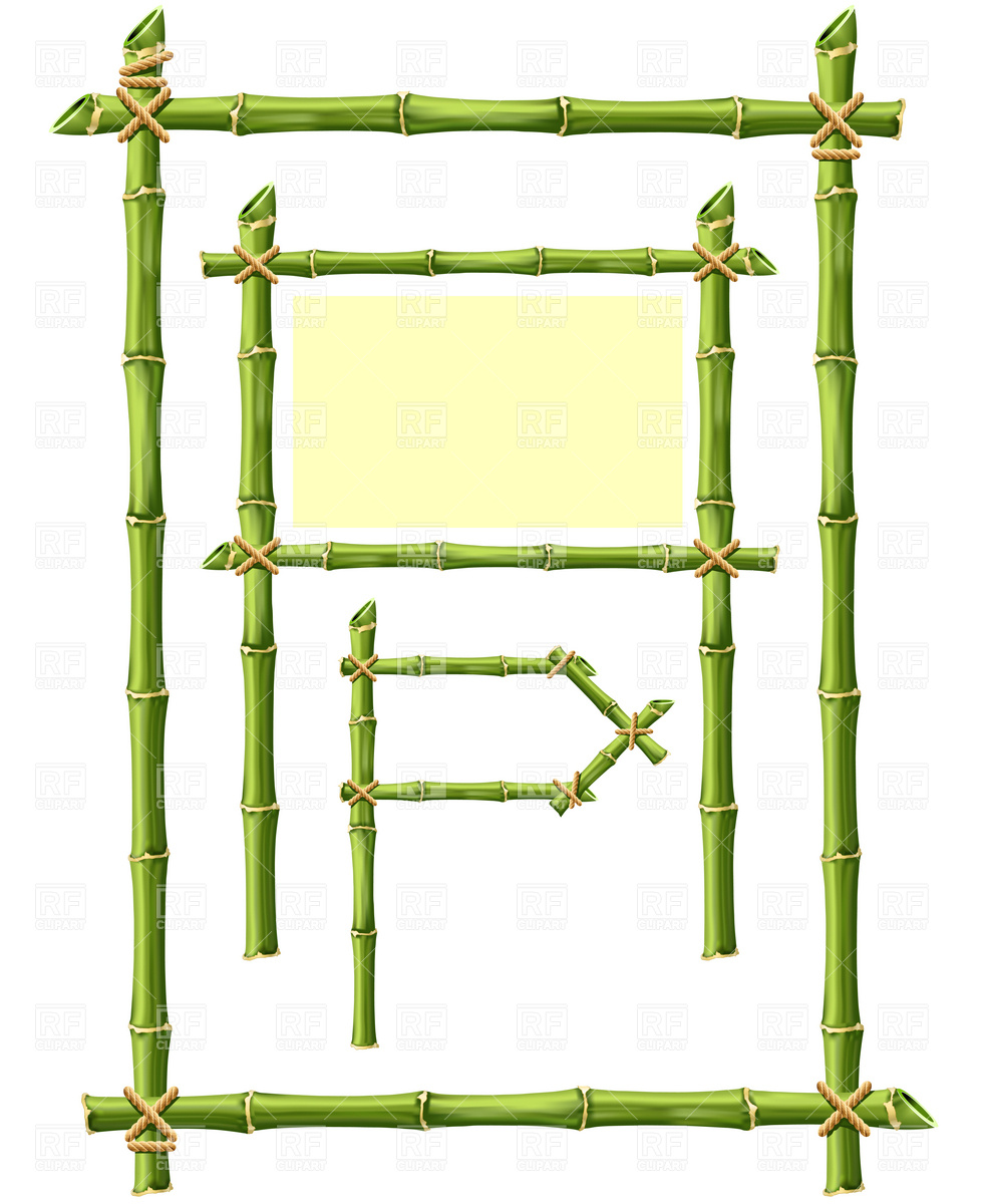 Bamboo Frame Download Royalty Free Vector Clipart  Eps 