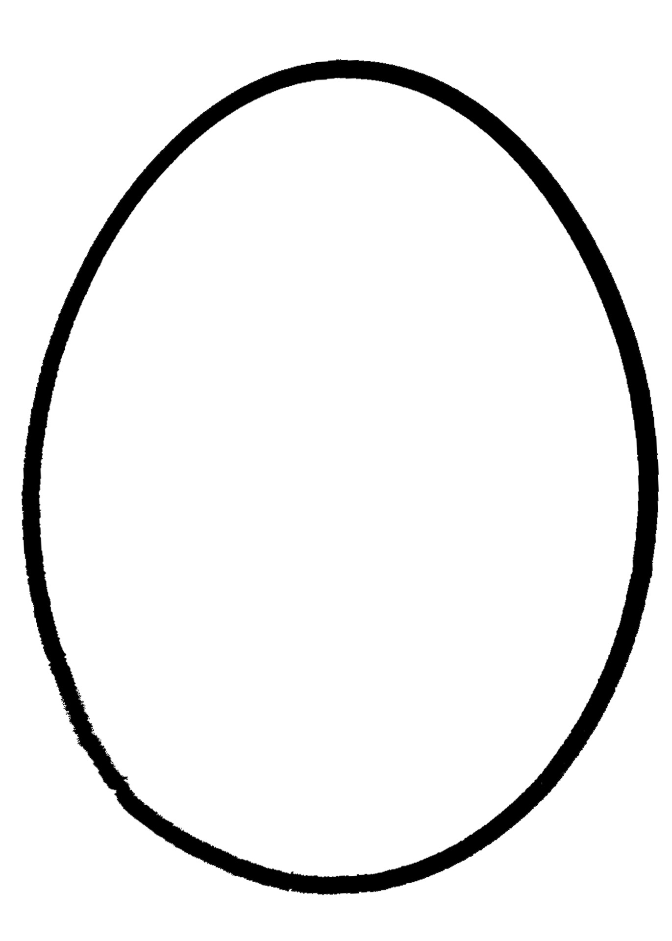 Basic Egg Outline Free Stock Photo Hd   Public Domain Pictures