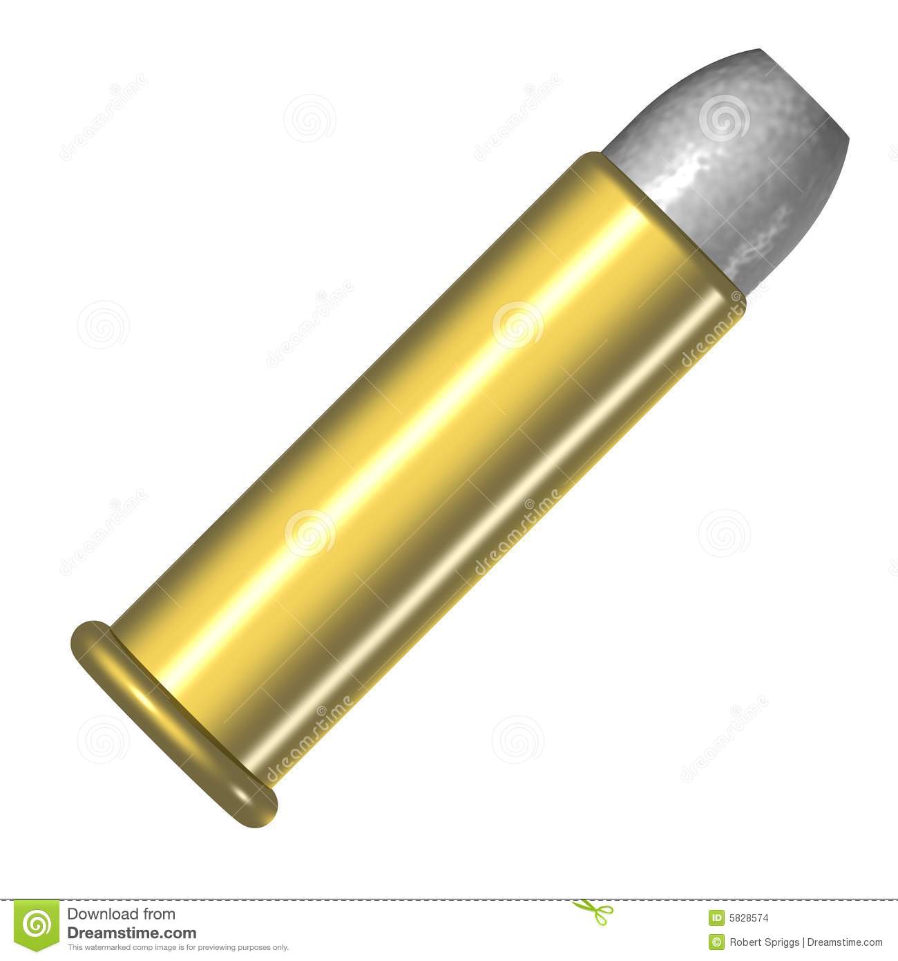 Bullet Clipart 44 Magnum Bullet 5828574 Jpg