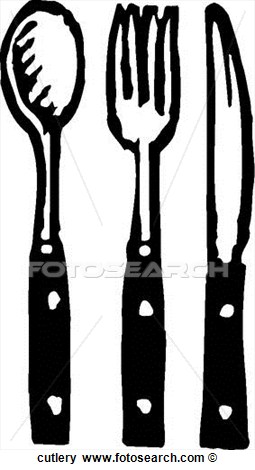 Clip Art   Cutlery  Fotosearch   Search Clipart Illustration Posters