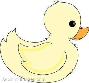 Clip Art Of A Baby Ducky