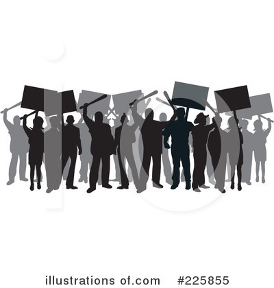 Crowd Clipart  225855   Illustration By David Rey