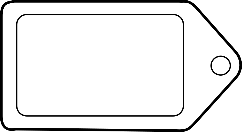 Etiquette Tag Icon Label By Lmproulx